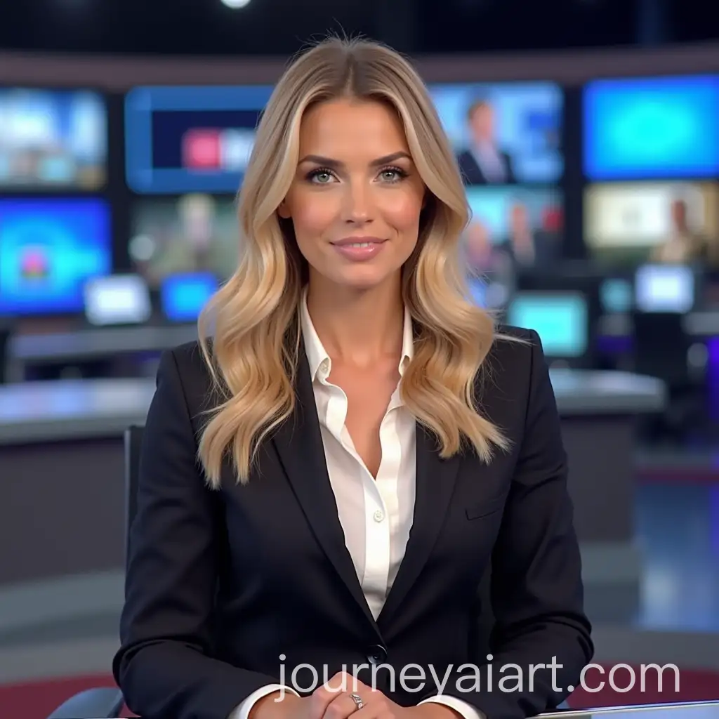 Stylish-Young-Blonde-News-Anchor-in-Modern-Studio