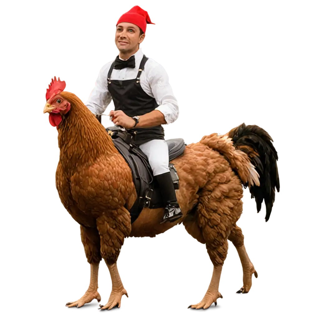 Chicken-Jockey-PNG-Image-for-Creative-Design-and-Digital-Content