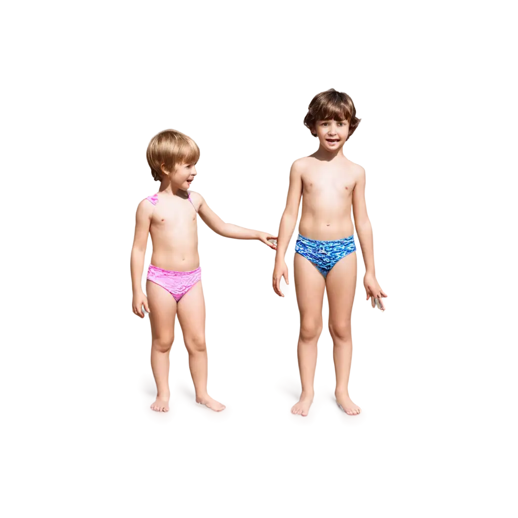 Children-in-Swimming-Suits-Next-to-Pool-HighQuality-PNG-Image-for-Visual-Projects