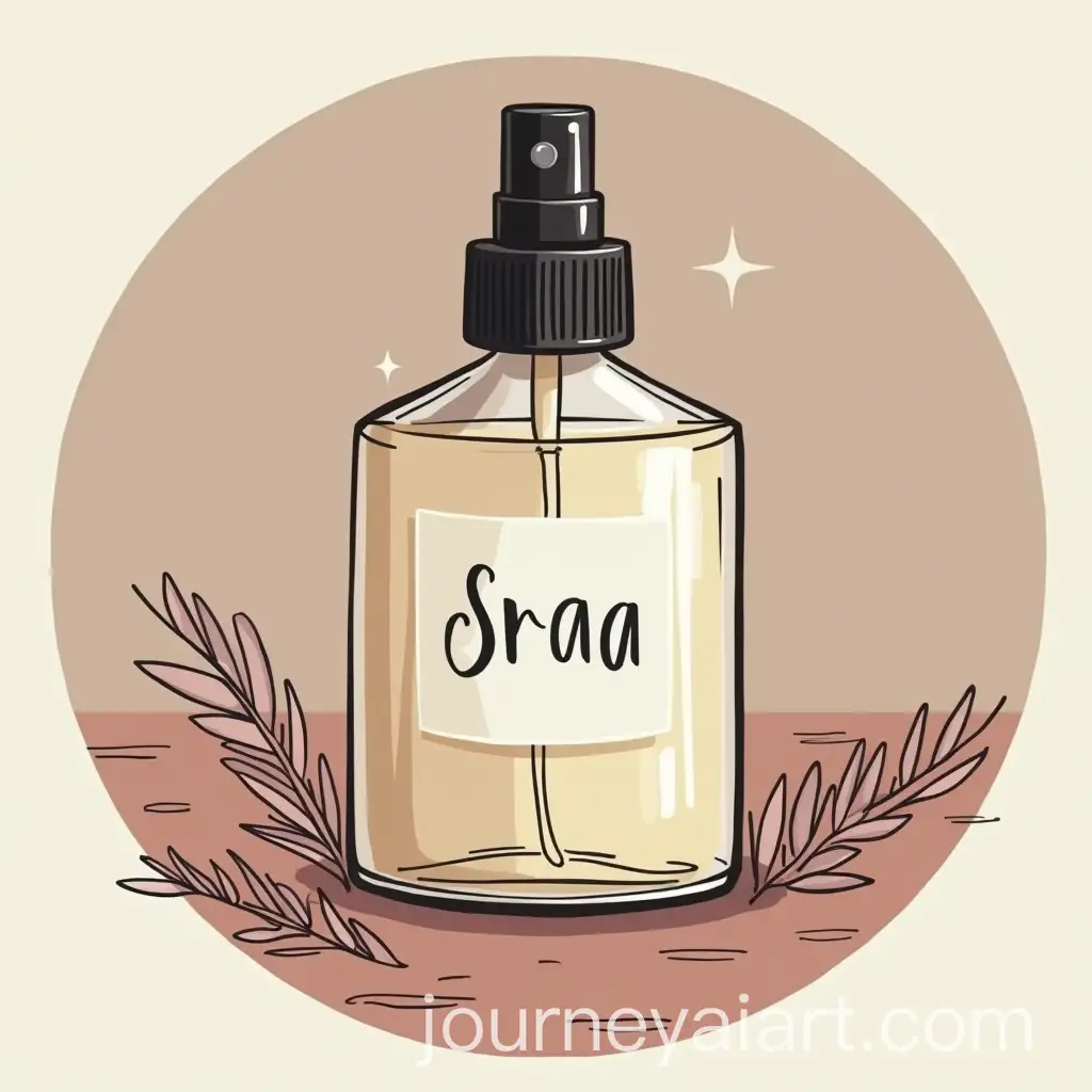 Elegant-Black-and-White-Scent-Label-Vintage-Aroma-of-Rag