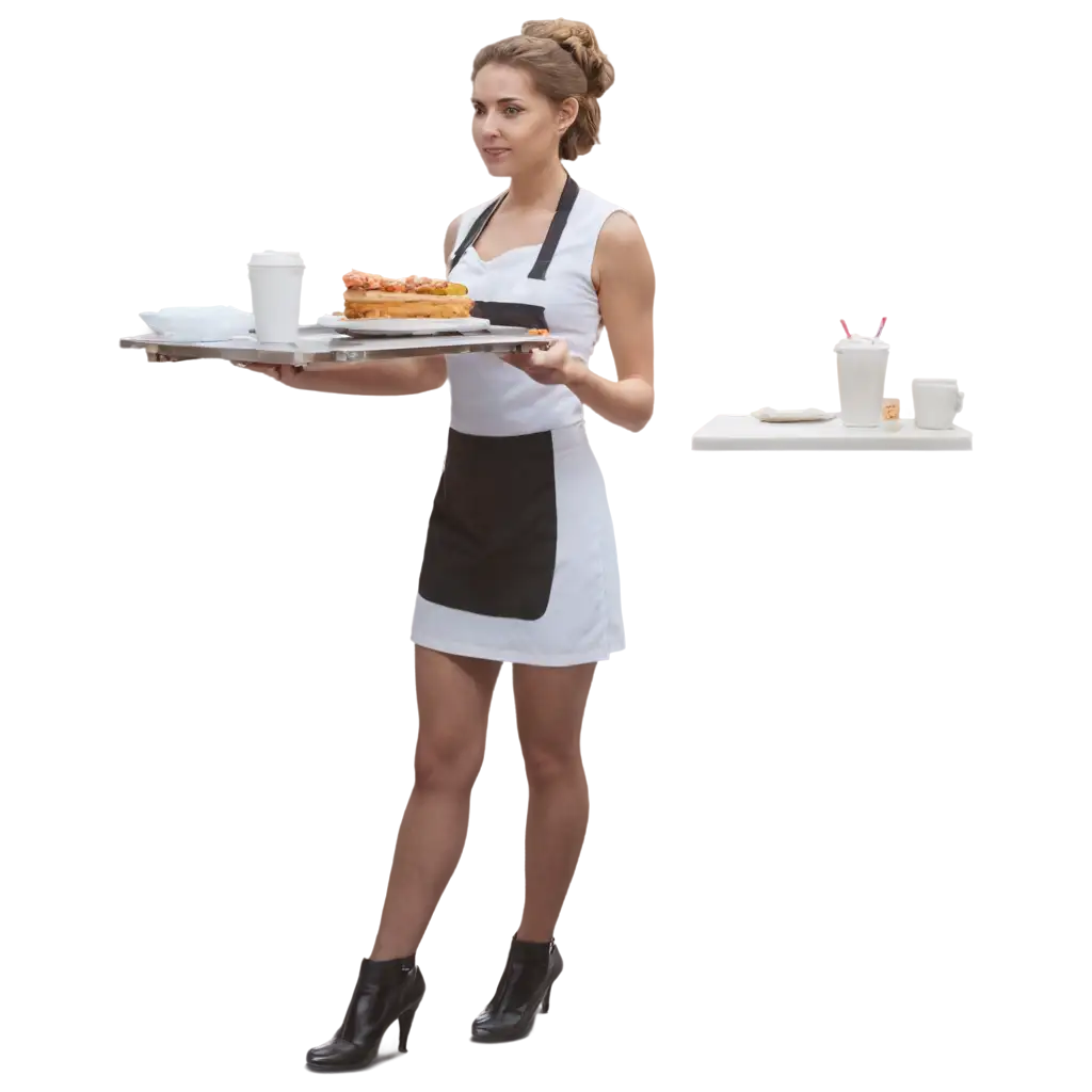 Waitress-PNG-Image-A-Versatile-Graphic-for-Digital-and-Print-Applications