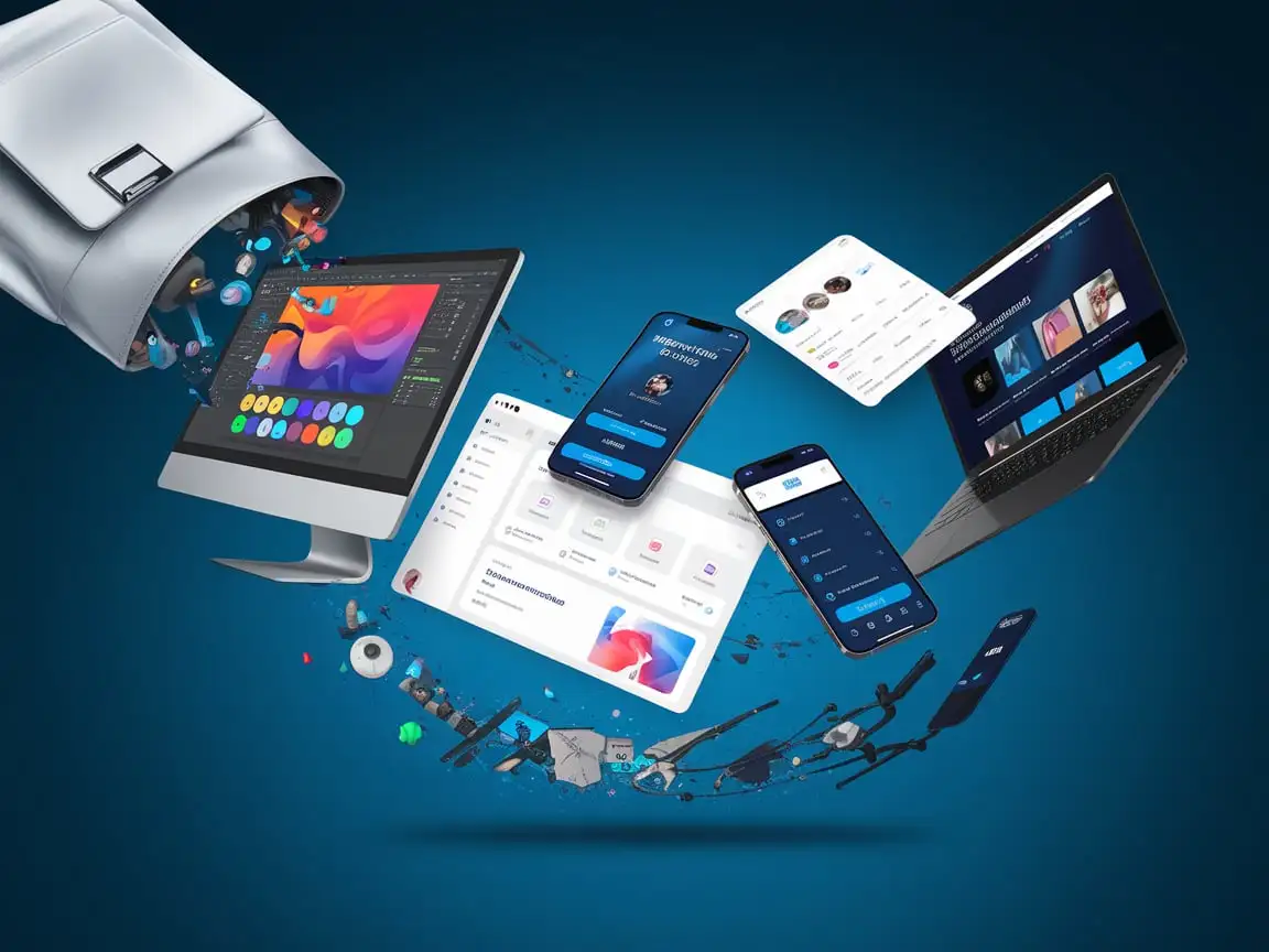 Multifunctional Bag Graphic Design Mobile App Development Websites