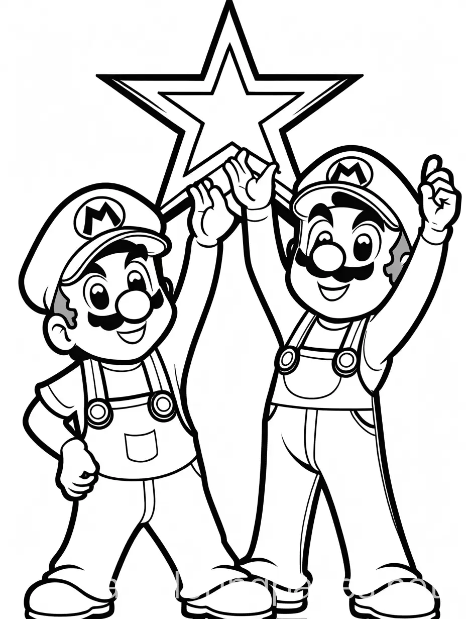 Cooling-Down-with-Star-Power-Mario-Doing-a-Cooldown-Stretch-with-a-Star-from-His-Games