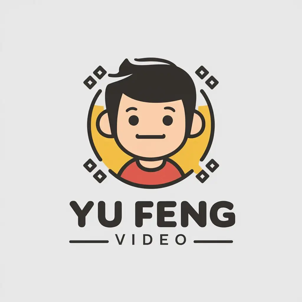 LOGO-Design-for-Yu-Feng-Video-Cartoon-Style-Vector-Logo-for-Education-Industry