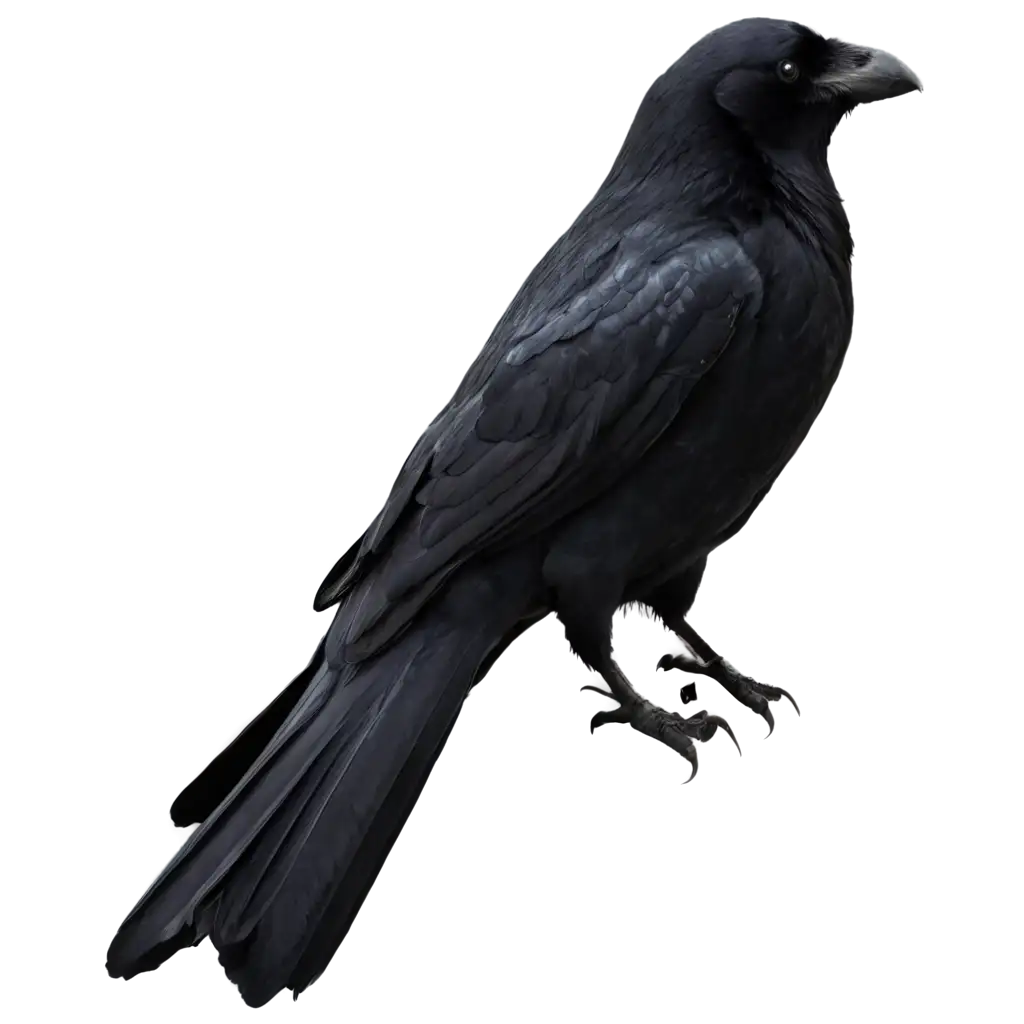 HighQuality-Crow-PNG-Image-for-Versatile-Digital-Projects