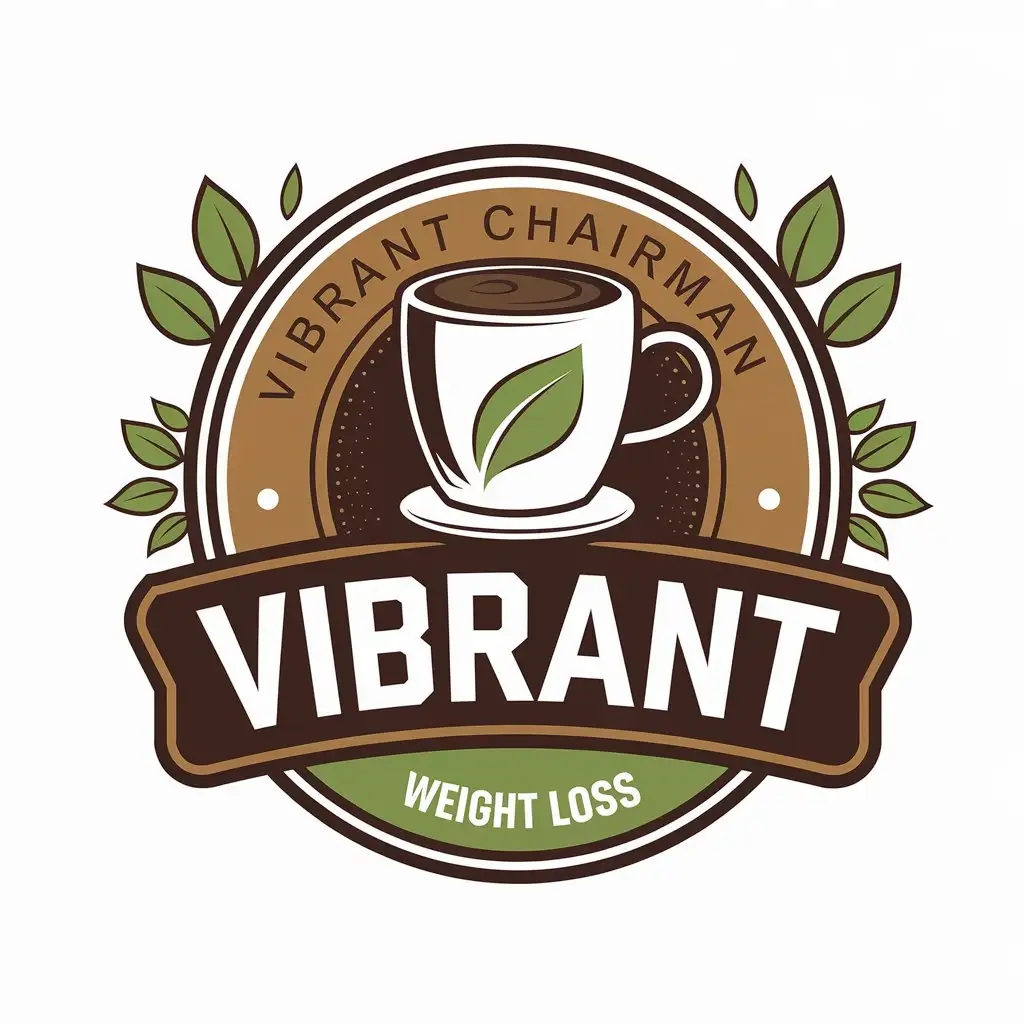 LOGO-Design-for-Vibrant-Chairman-Coffee-Cup-Symbol-with-Green-and-Healthy-Theme