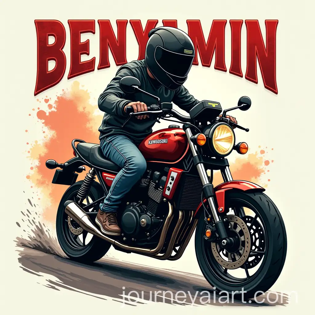 Dynamic-Typography-of-a-Boy-Riding-a-Kawasaki-Ninja-Motorcycle