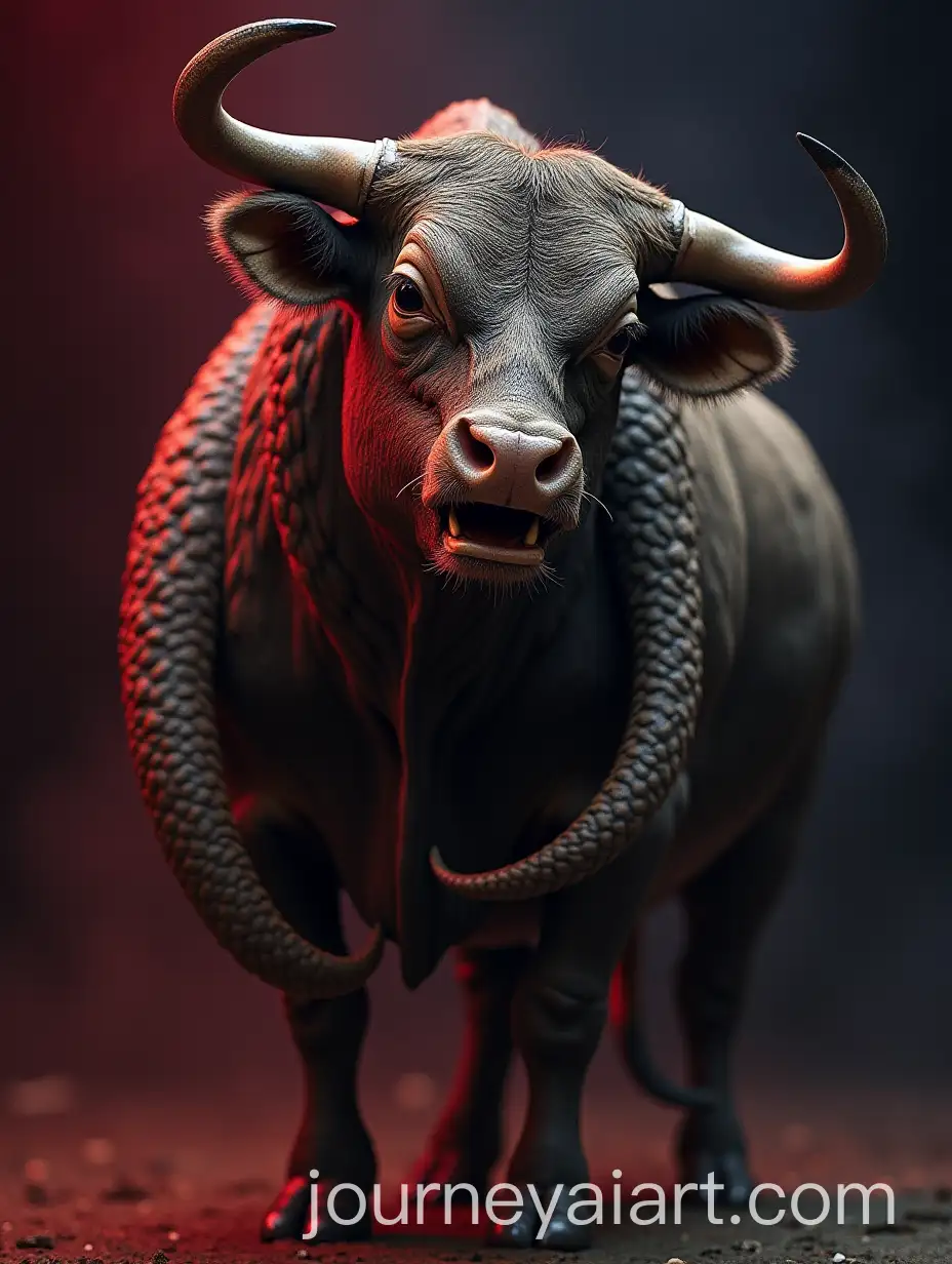 Hybrid-Cobra-Bull-Creature-on-Americas-Got-Talent-Stage