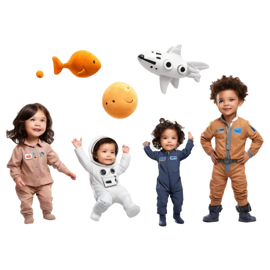 PNG-Image-of-Baby-Astronaut-Boy-Astronaut-Girl-Astronaut-Father-Astronaut-and-Mother-Astronaut-for-FamilyThemed-Space-Exploration-Designs