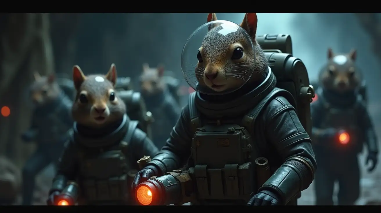 Rugged-Anthropomorphic-Squirrel-Cyborg-Traveling-in-Space-with-Dark-Matter-Plasma