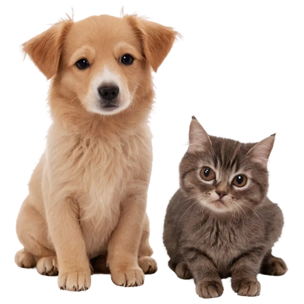 Adorable-Dog-and-Cat-PNG-Image-Captivating-Harmony-of-Pets