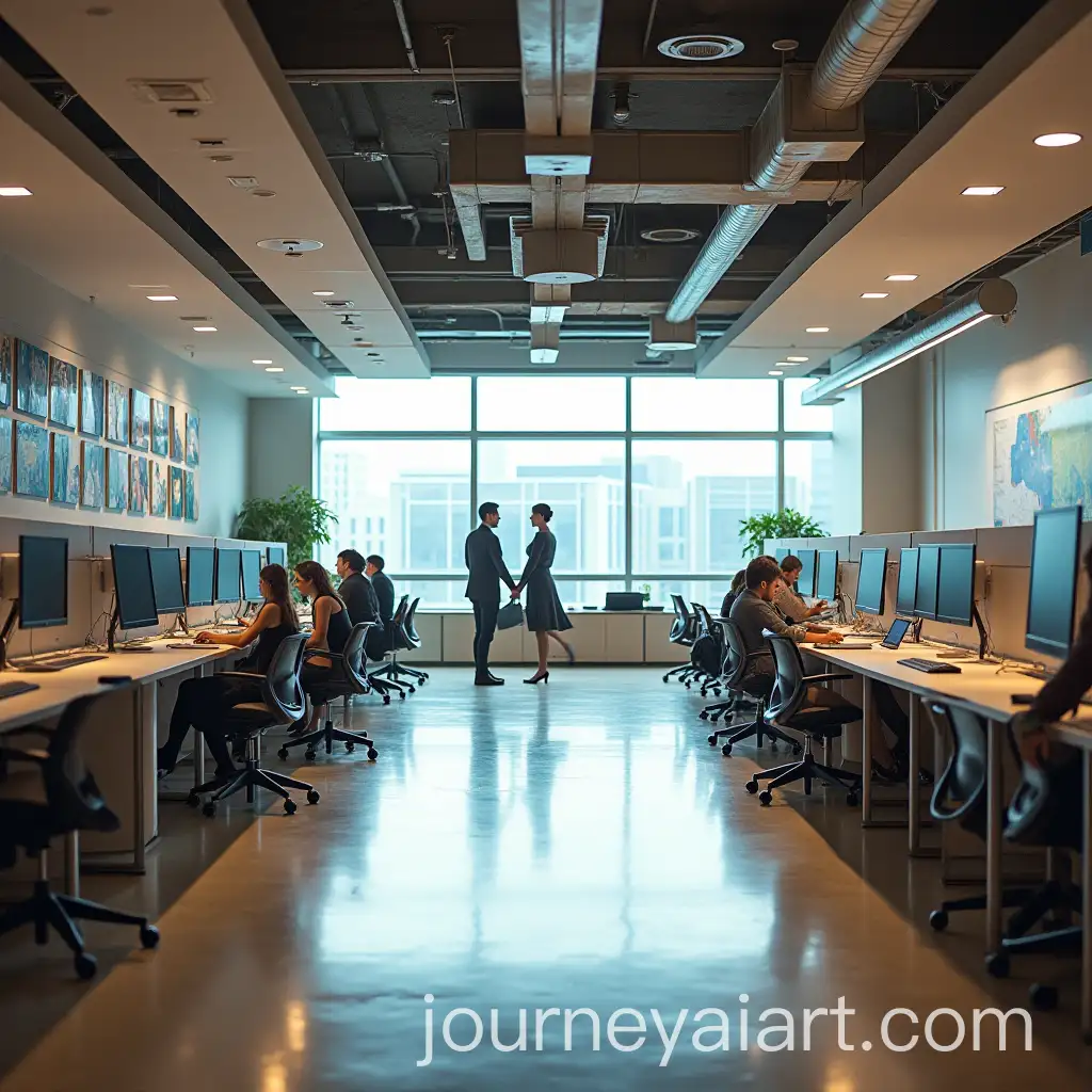 Empty-Modern-University-Office-with-Bright-Lighting