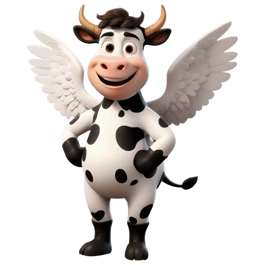 3D-Cow-with-Wings-in-PIXAR-Style-Enhance-Online-Presence-with-HighQuality-PNG-Image