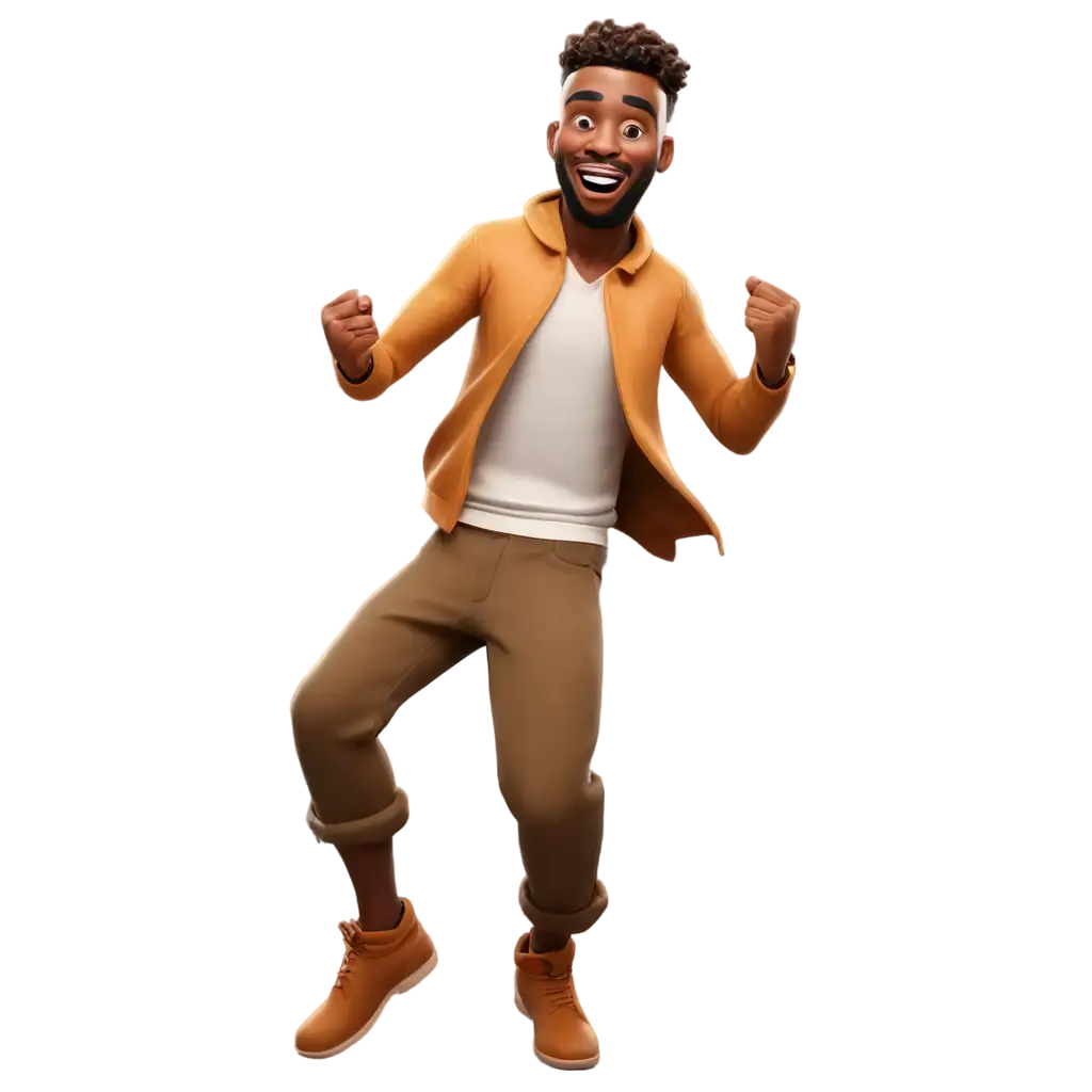 Funny-Emoji-Style-Cartoon-African-Man-Dancing-PNG-Image