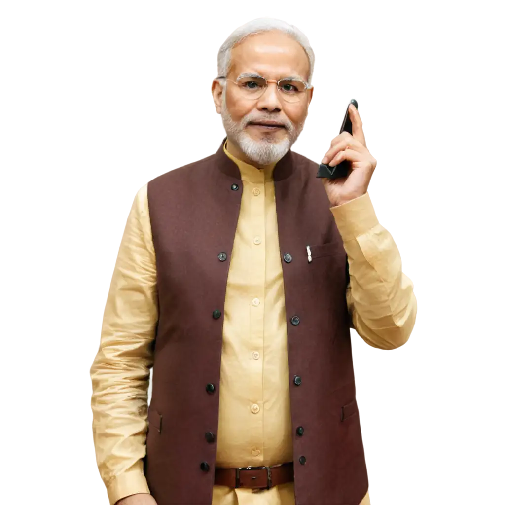 HighQuality-PNG-Image-of-ModiJi-Using-iPhone-Clarity-and-Detail-at-Its-Best