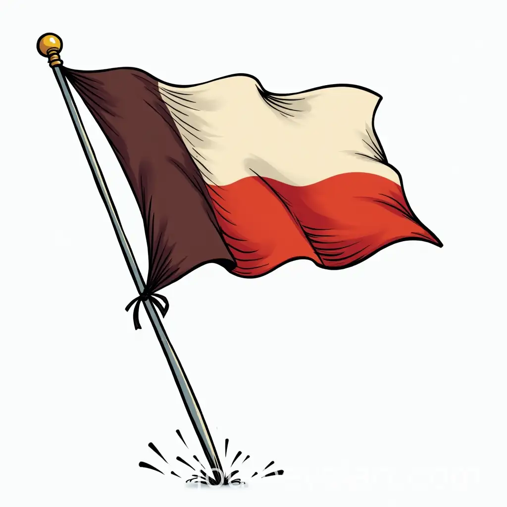 Leinster-Flag-Waving-in-the-Wind-on-a-Metallic-Pole