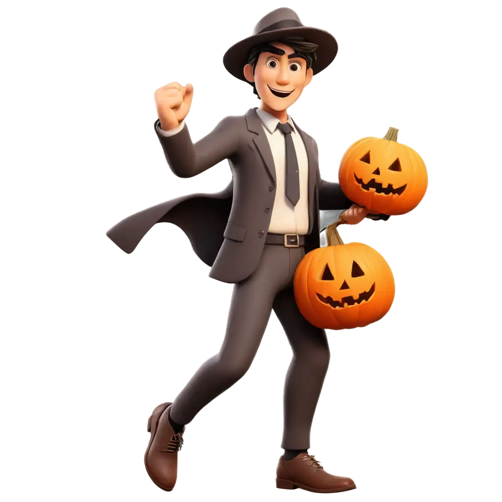 2D-Animated-Detective-Costume-PNG-for-Halloween-Capture-the-Spirit-of-Festivity