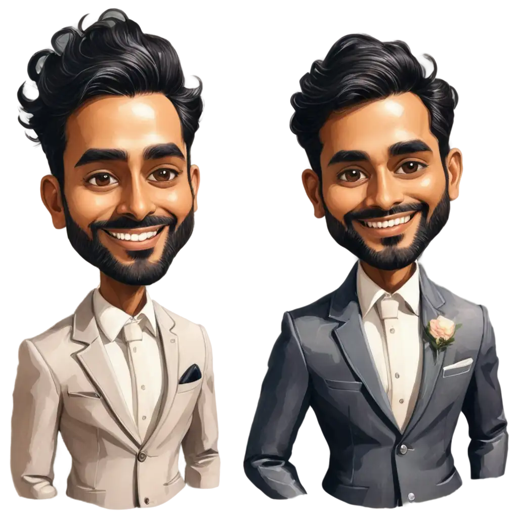 HighQuality-PNG-Caricature-of-Desi-Groom-Enhance-Your-Digital-Presence