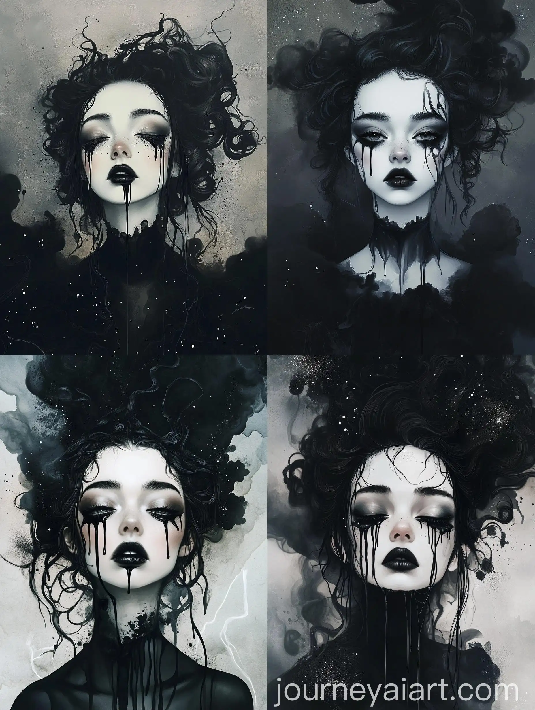 Surreal-Portrait-of-a-Young-Woman-with-Mysterious-Pale-Features