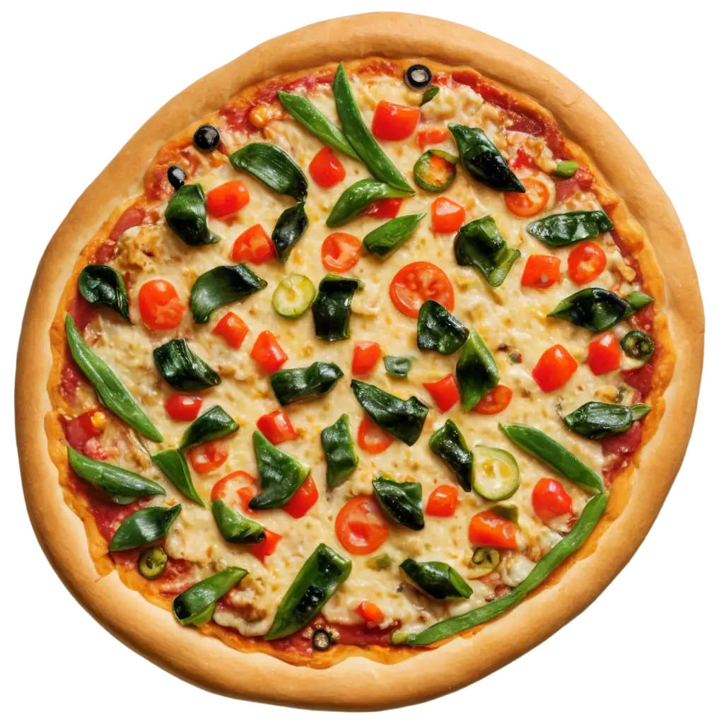 Vibrant-Vegetable-Pizza-PNG-Image-Perfect-for-Culinary-Blogs-and-Recipe-Websites