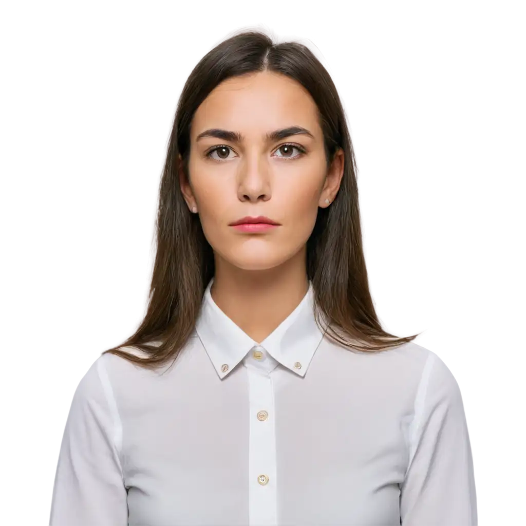 Professional-PNG-Portrait-of-a-30YearOld-American-Woman-in-Collared-Shirt