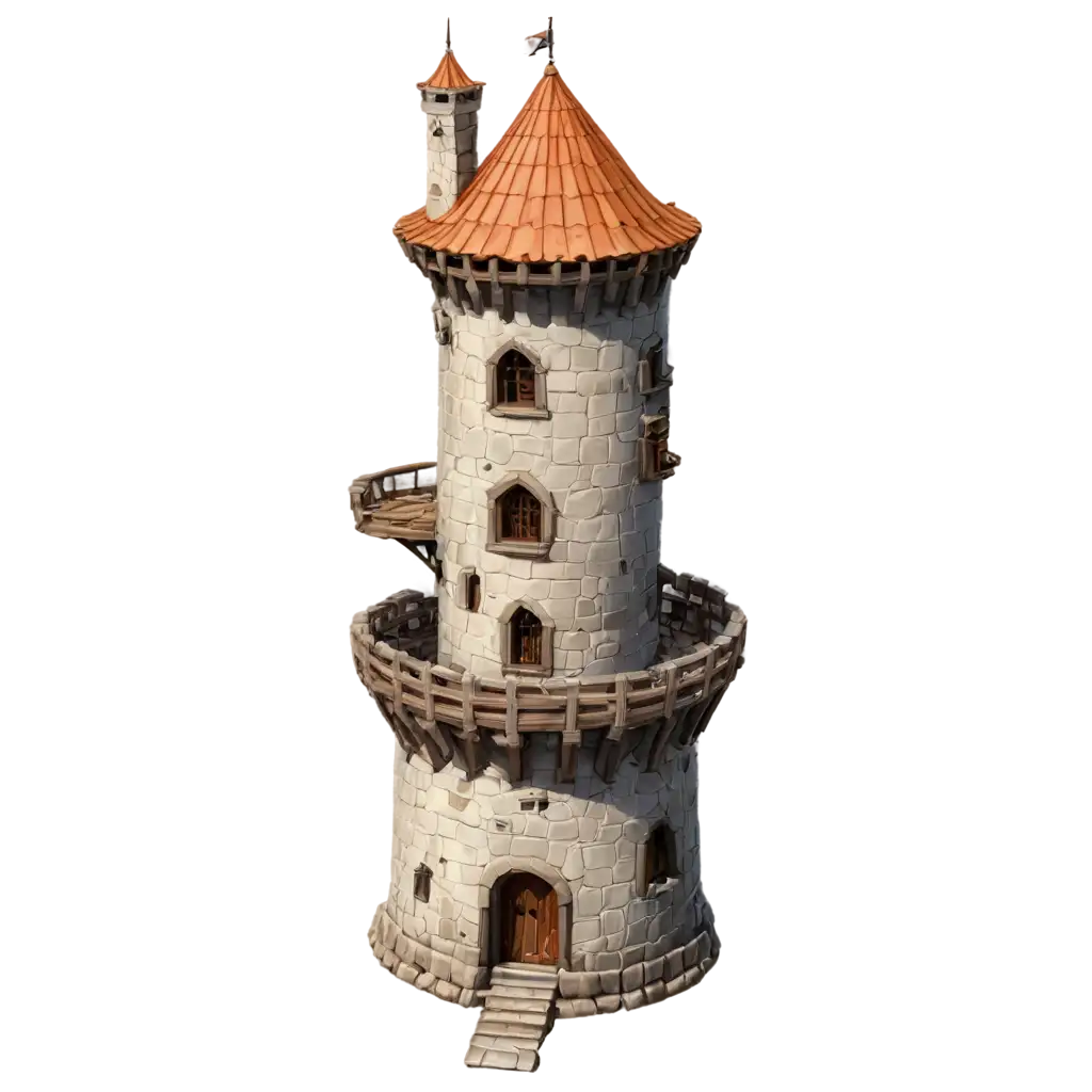 Top-Down-View-PNG-Image-of-a-2D-Wizard-Tower-for-DnD-Map