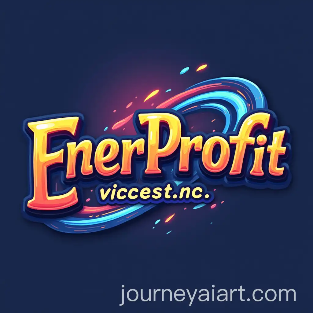 Vibrant-CartoonStyle-3D-Glossy-Logo-Design-with-EnerProfit-Text