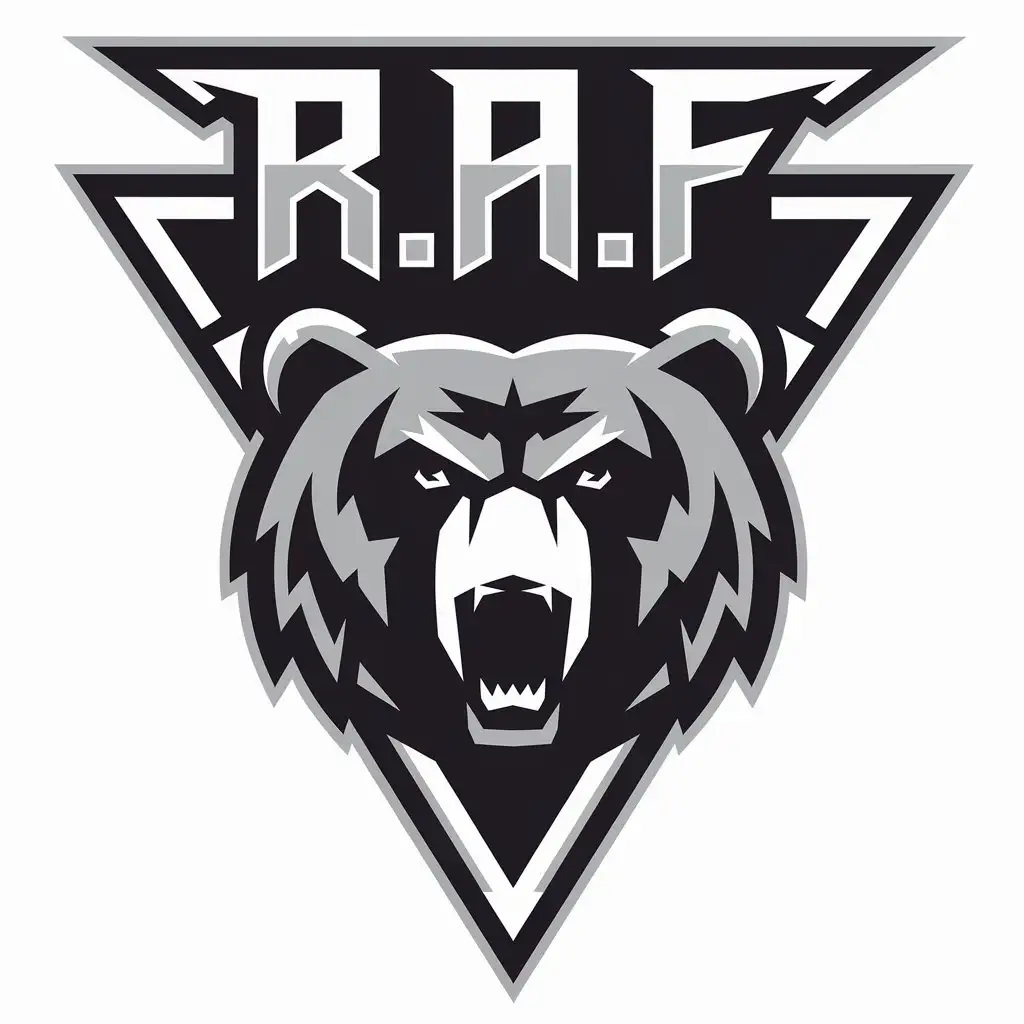 LOGO Design for RAF Bear Symbol with Vector and Clear Background