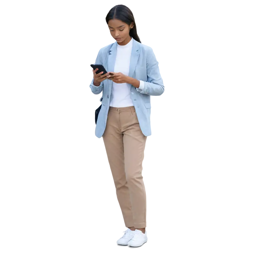 Person-Looking-at-Phone-HighQuality-PNG-for-Versatile-Use