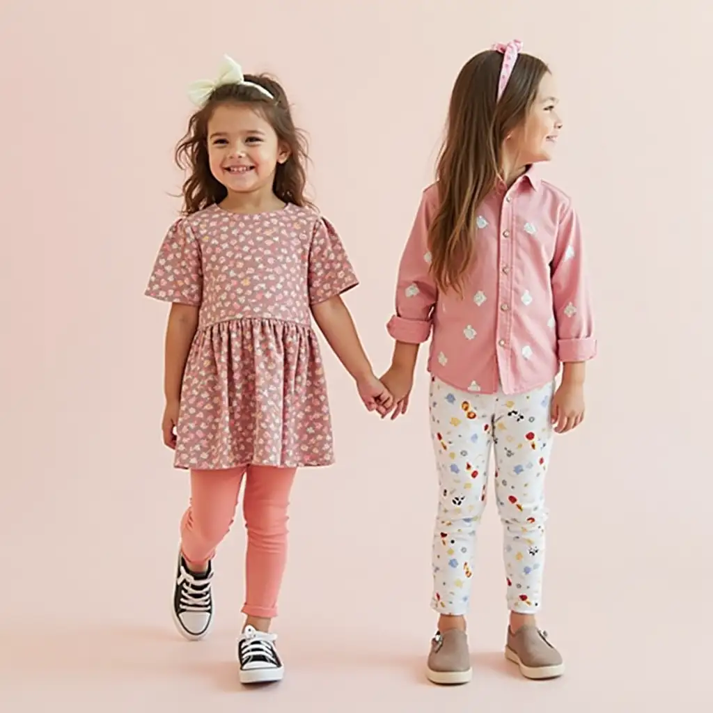 Discover the latest in kids' fashion with our exclusive collection of stylish and comfortable clothing! From playful prints to cozy fabrics, our range is designed to keep your little ones looking adorable while ensuring comfort all day long. Whether it’s a casual outing or a special occasion, our kids' clothes are perfect for every moment. Featuring vibrant colors, fun patterns, and soft materials, our clothes are made to move with your child’s every adventure. Watch this AI-powered video to see how our collection brings the best of fashion and fun together!