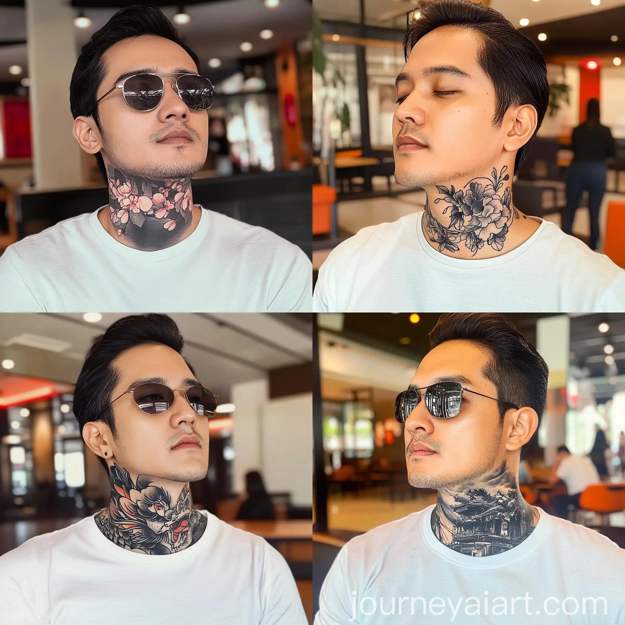 Japanese-Girl-Hugs-Man-with-Neck-Tattoo