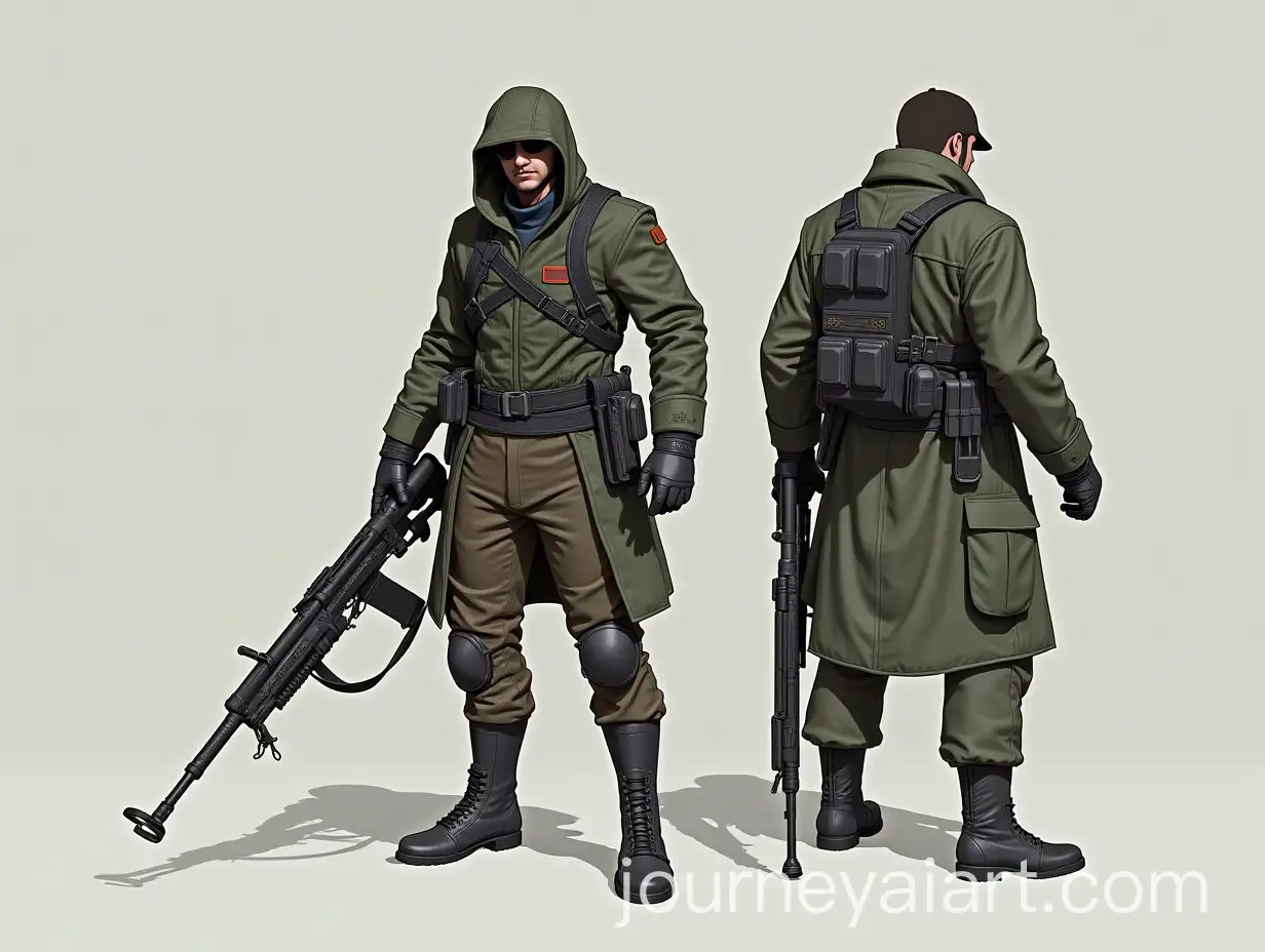 Cyberpunk-Soviet-Soldier-Concept-Art-in-Futuristic-Setting