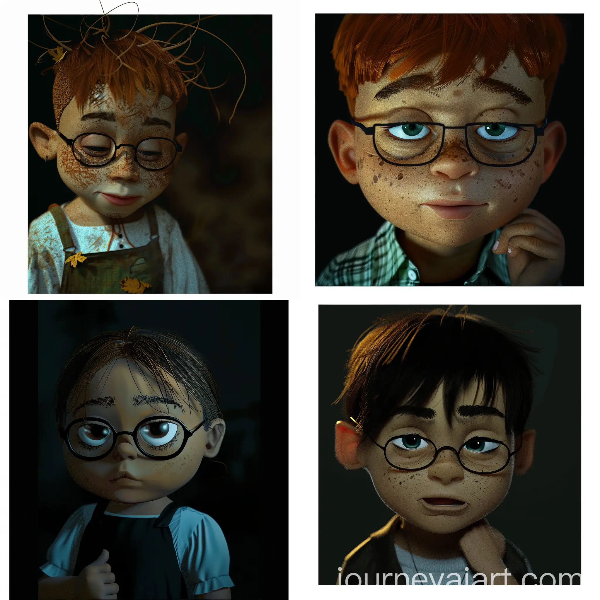 Realistic-Kid-in-Old-Dark-Fantasy-Setting