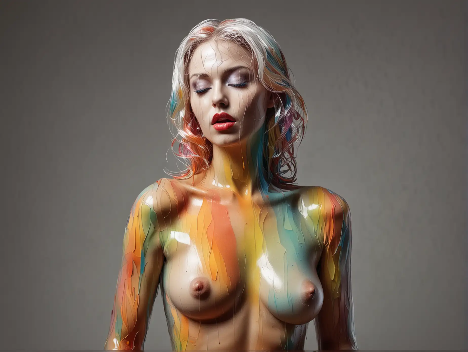 Colorful-Pop-Art-of-Naked-Muslin-Woman