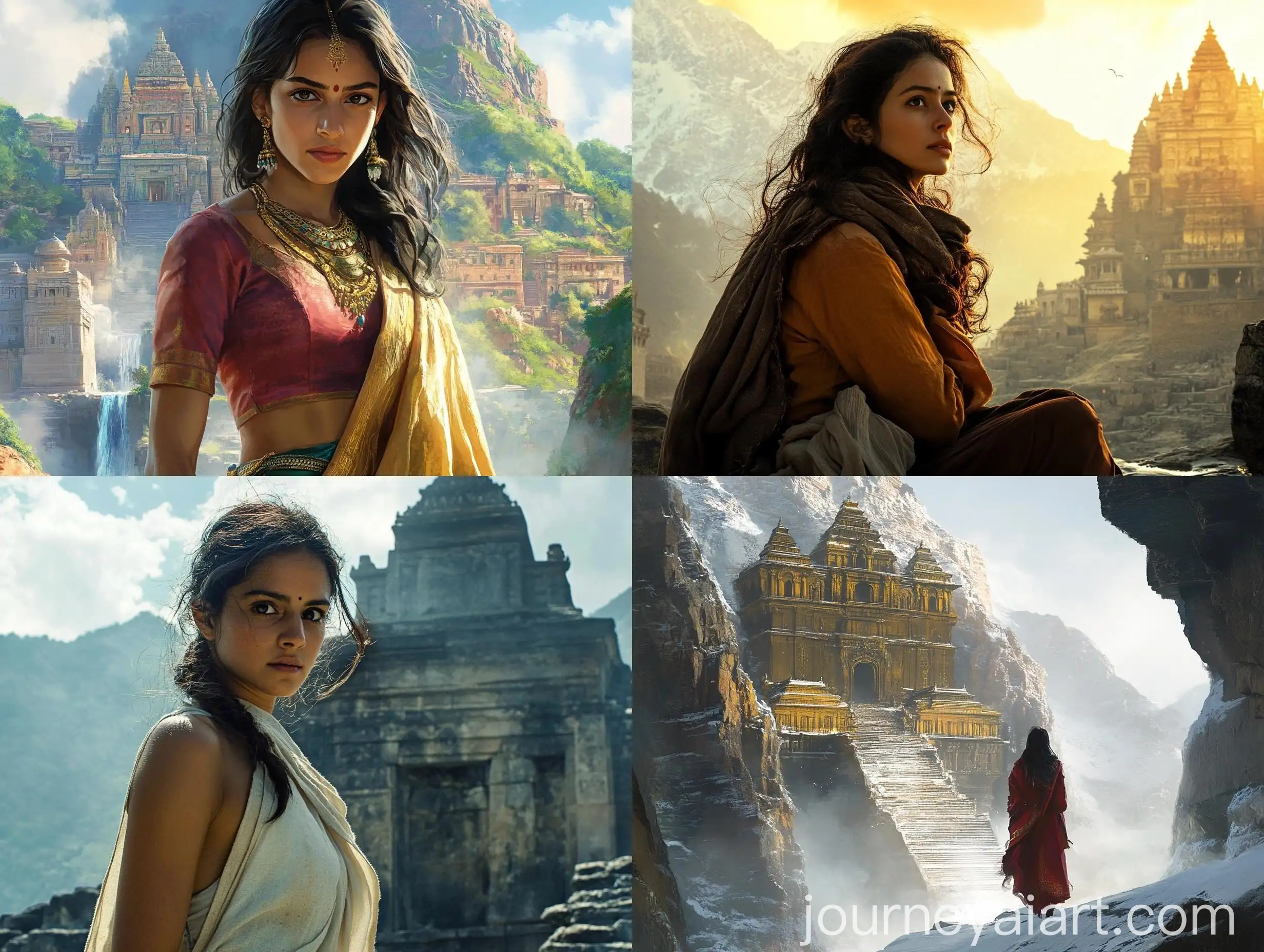 Young-Indian-Woman-Discovers-Ancient-Himalayan-Temple