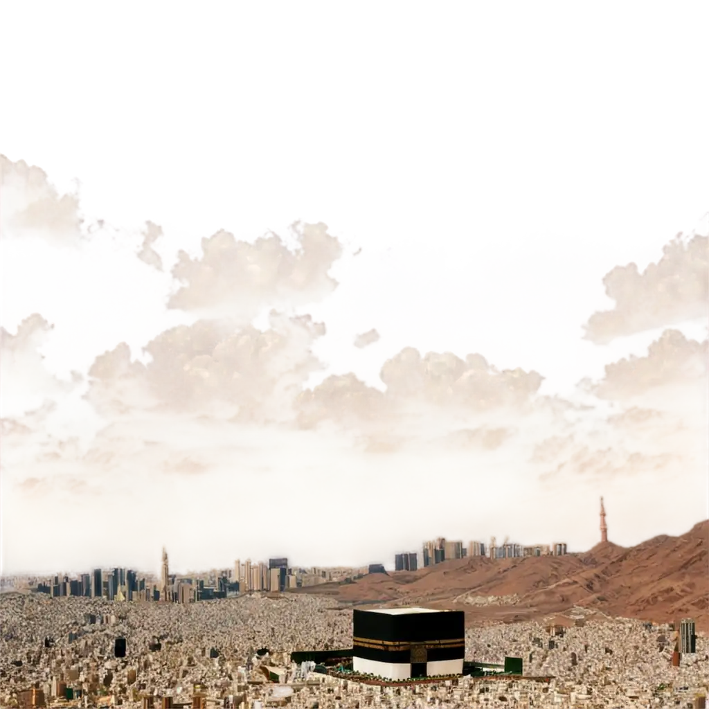 HighQuality-Mecca-View-with-Beautiful-Clouds-in-PNG-Format