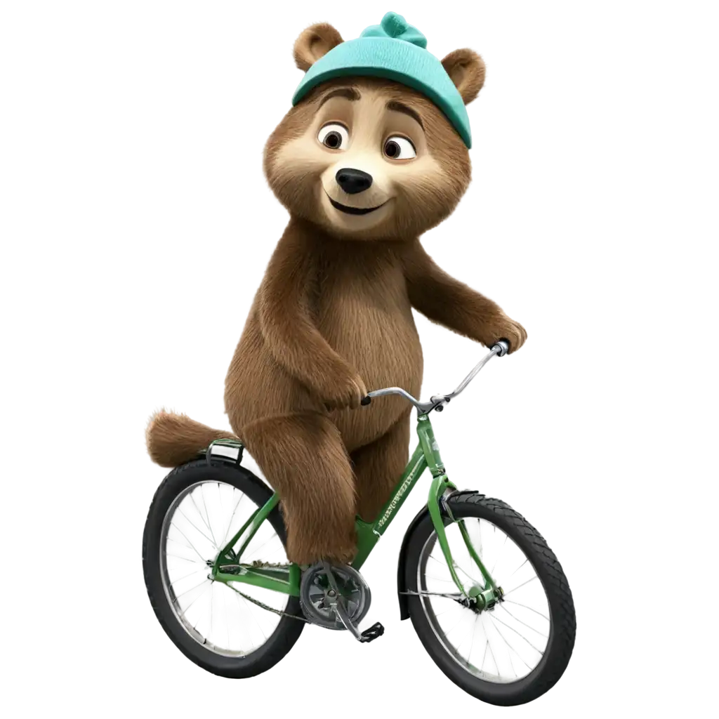 Masha-Bear-and-the-Bear-Riding-a-Bike-PNG-Image-for-Creative-Projects