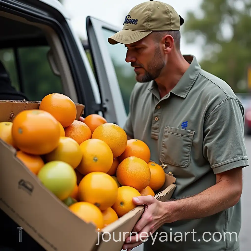 Vibrant-Delivery-of-Fresh-Fruits-in-a-Rustic-Setting