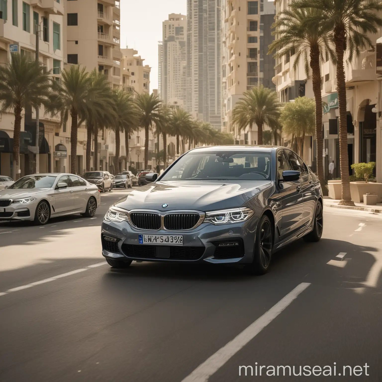 BMW 5 Series 2024 City Drive in Dubai