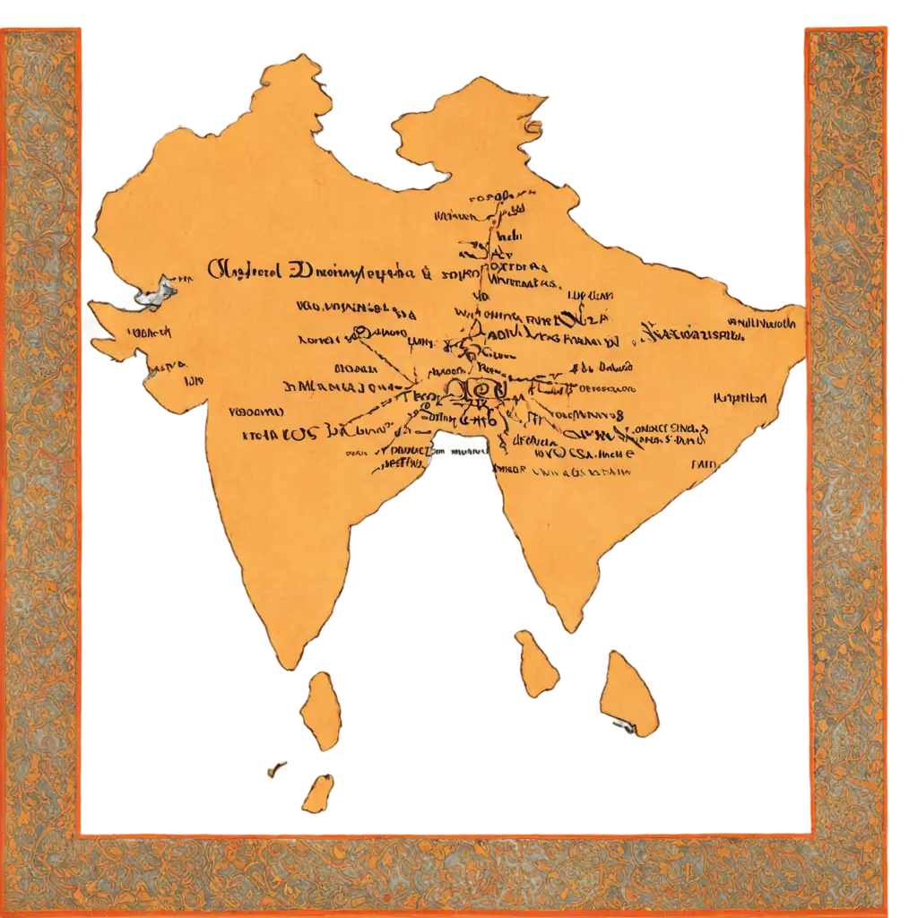 HighQuality-PNG-Map-of-Mughal-Dynasty-India-for-Educational-and-Cultural-Use