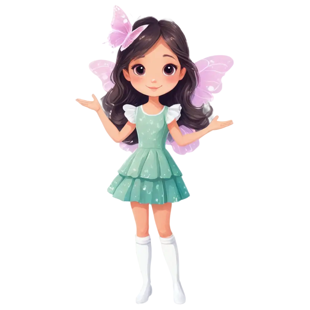 Adorable-Little-Girl-with-Butterfly-PNGPNG-Image-Usage-Scenarios-Magical-Cartoon-Art-in-Pastel-Colors