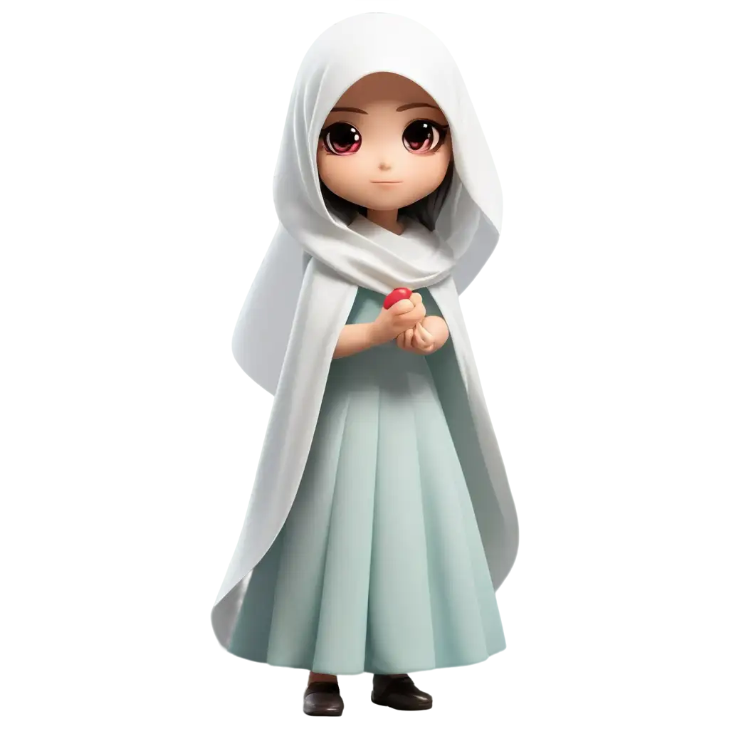 Chibi-Veiled-Woman-PNG-HighQuality-Transparent-Image-for-Creative-Projects