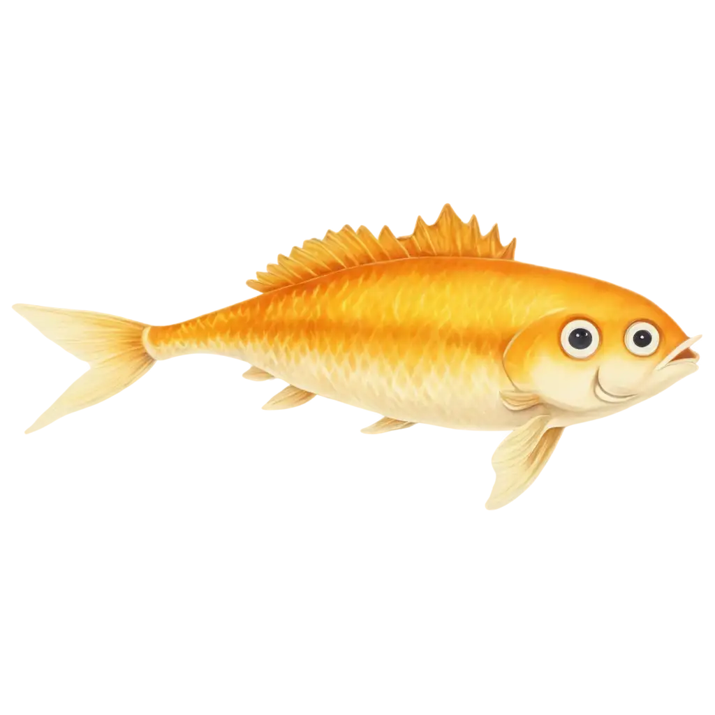 Cartoon-Style-Big-Golden-Fish-with-Crown-PNG-Regal-Illustration-for-Versatile-Use