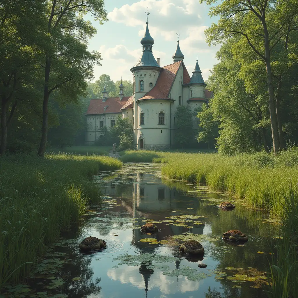 tsarevna's palace - frogs in the marsh