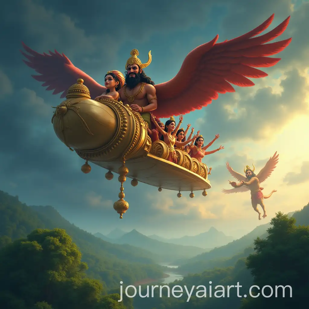 Epic-Battle-of-Ravana-and-Jatayu-in-the-Stormy-Skies-Above-Panchavati
