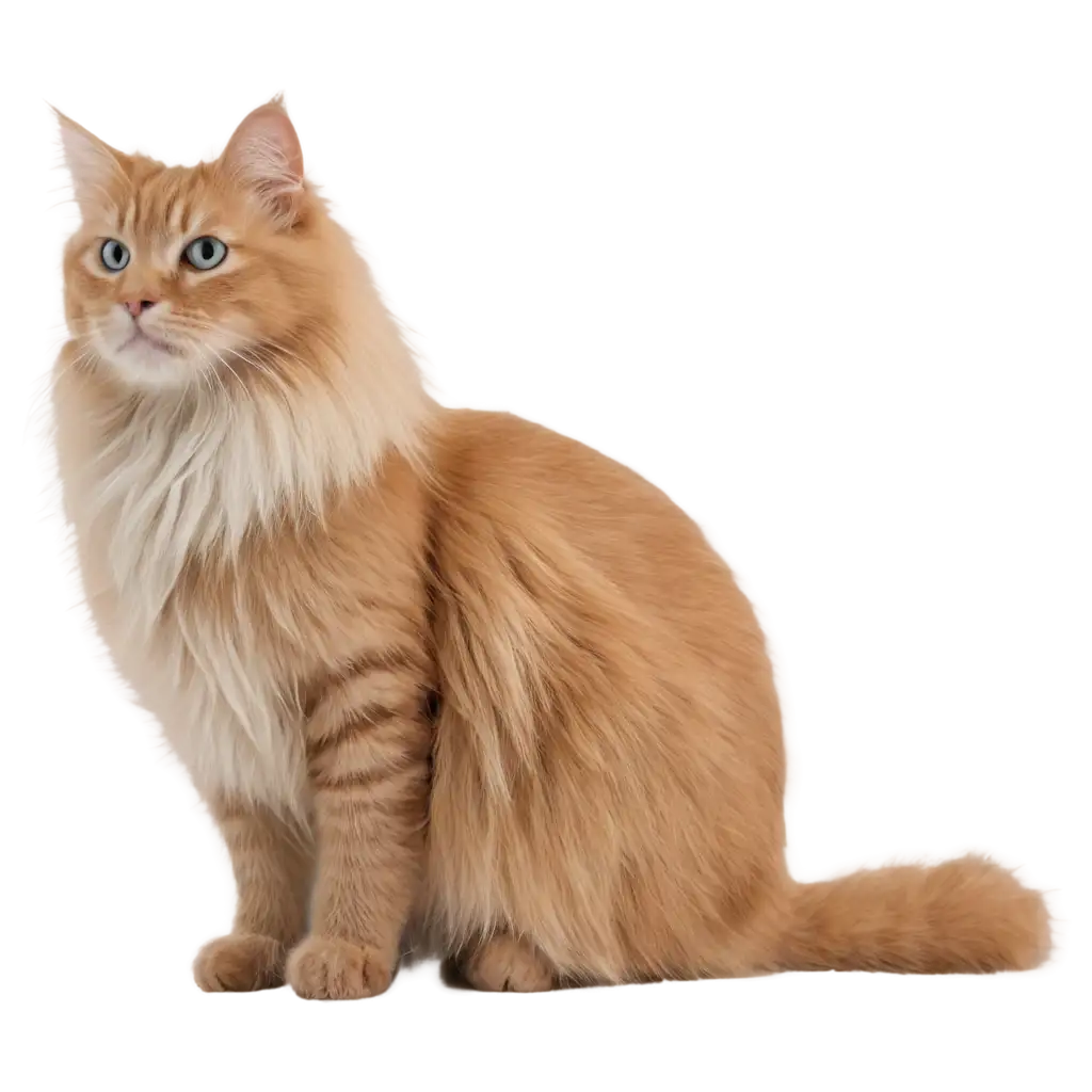 HighQuality-LongHaired-Cat-PNG-Image-for-Versatile-Use