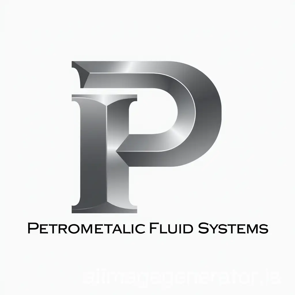 Metallic-Gray-Logo-Design-for-Petrometalic-Fluid-Systems