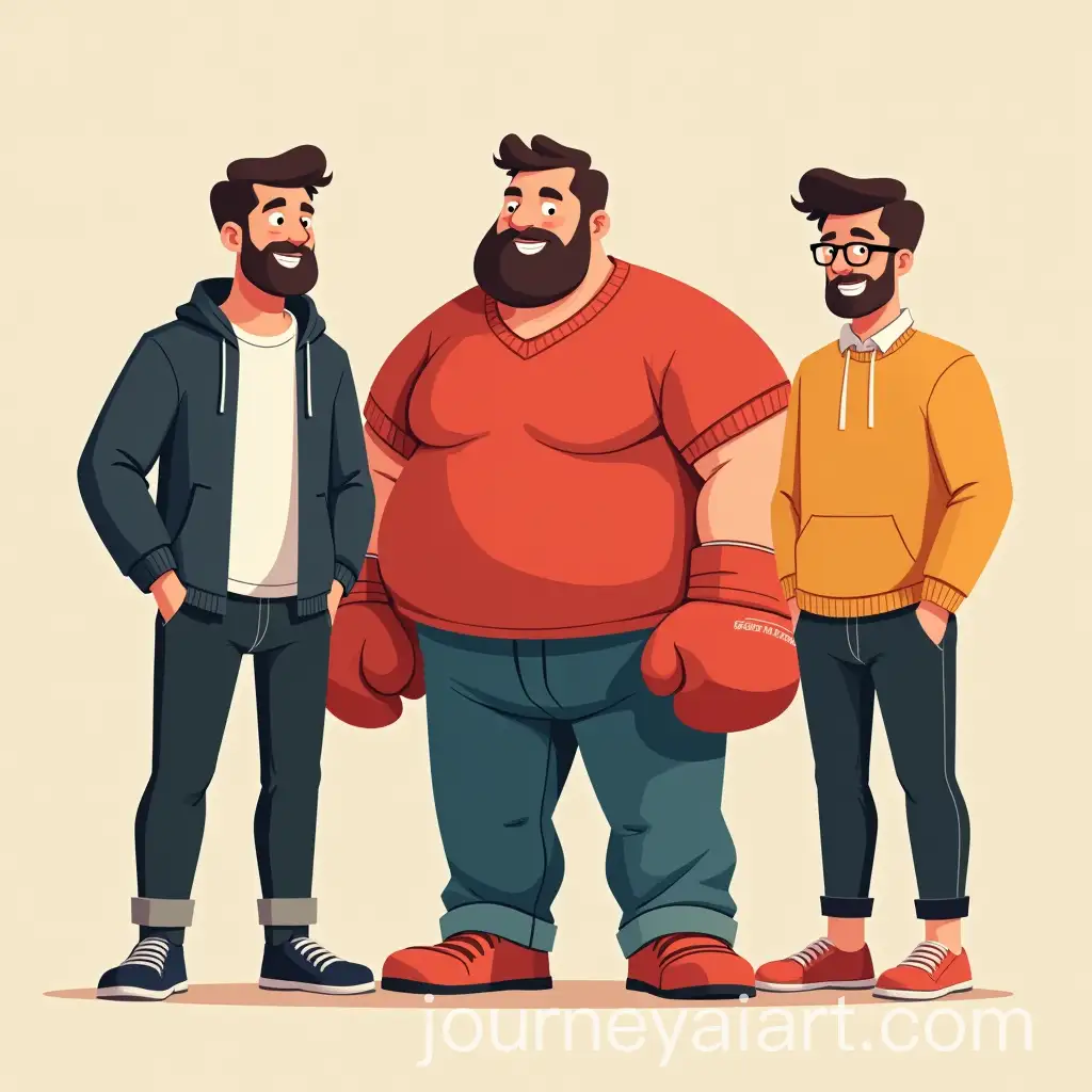Diverse-Group-of-Friends-in-Cartoon-Style