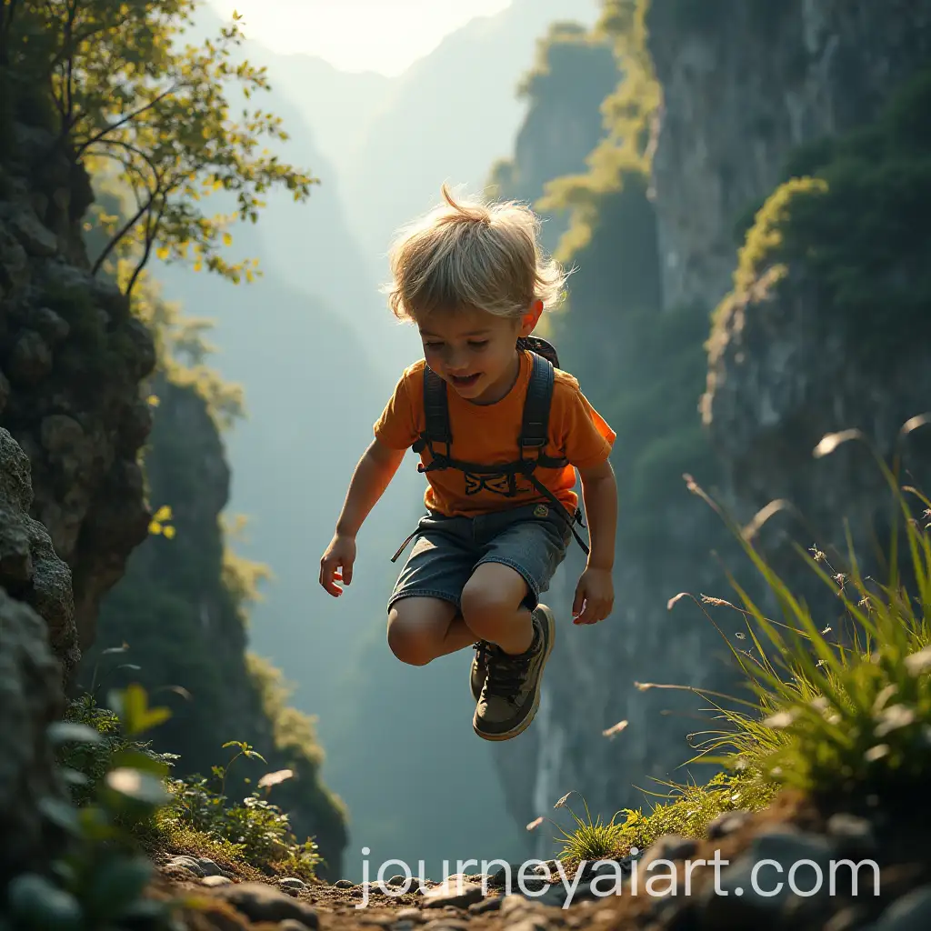 Teenager-Falling-into-a-City-Gully