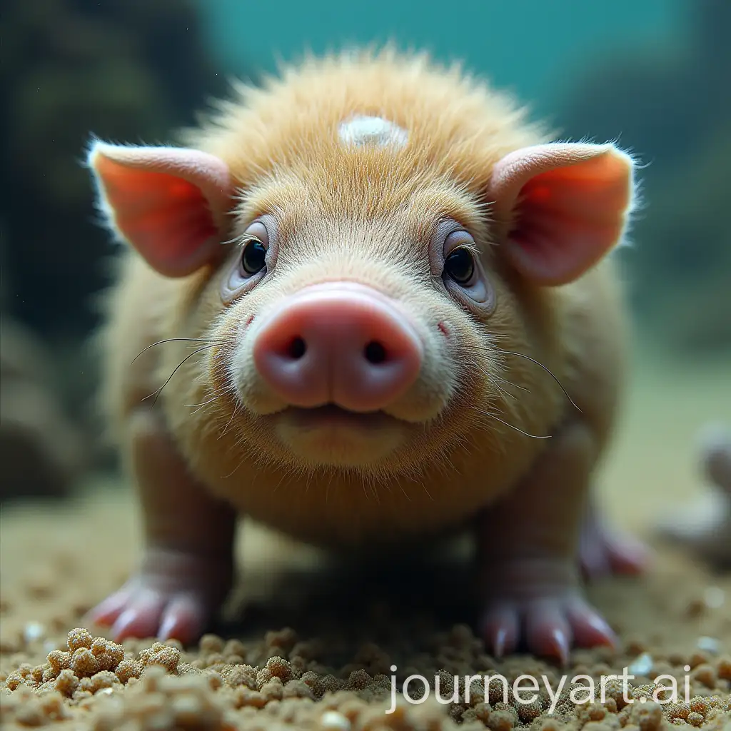 Little-Brown-Sea-Pig-with-a-White-Spot